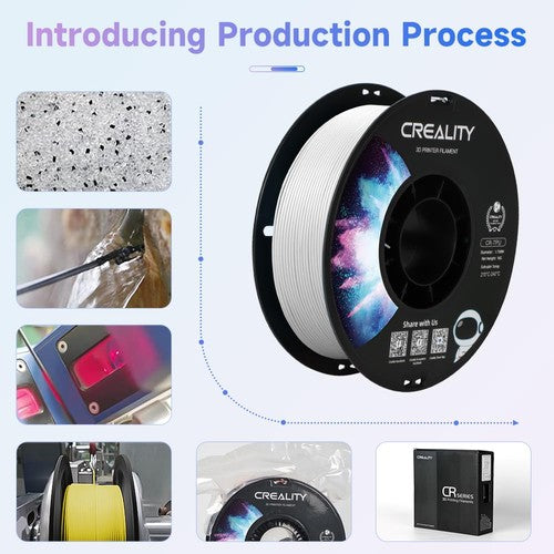 6KG Creality CR-TPU Filament - 2kg Black + 2kg White + 2kg Red