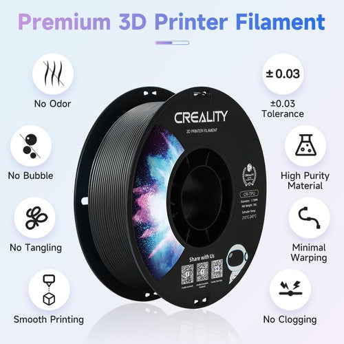 Creality CR-TPU Filament 1kg - Black