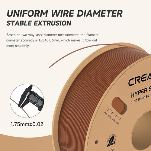 Creality Hyper-PLA Filament 1kg - Brown
