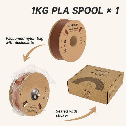 Creality Hyper-PLA Filament 1kg - Brown