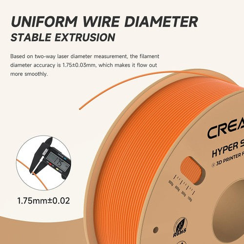 Creality Hyper-PLA Filament 1kg - Orange