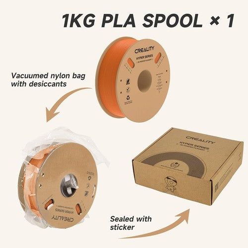 Creality Hyper-PLA Filament 1kg - Orange