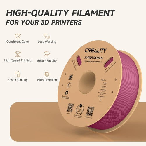 Creality Hyper-PLA Filament 1kg - Strawberry Red