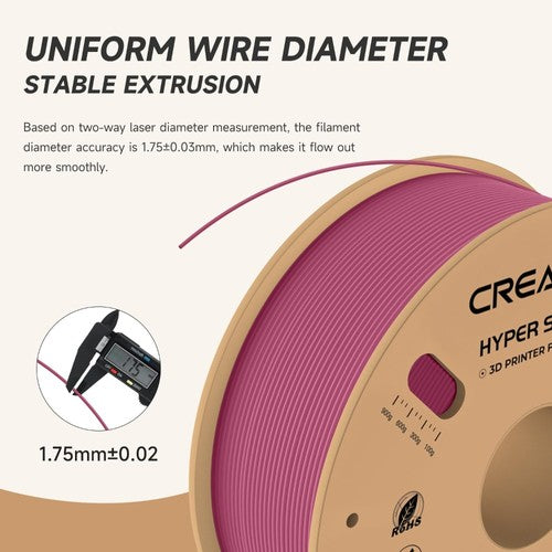 Creality Hyper-PLA Filament 1kg - Strawberry Red