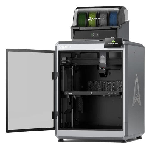 Creality K2 Plus Combo 3D Printer with CFS, 600mm/s, Multi-Color Printing, Apus Extruder, Tilt Detection, FOC Closed-Loop Motors, Active Chamber Heater, 350x350x350mm