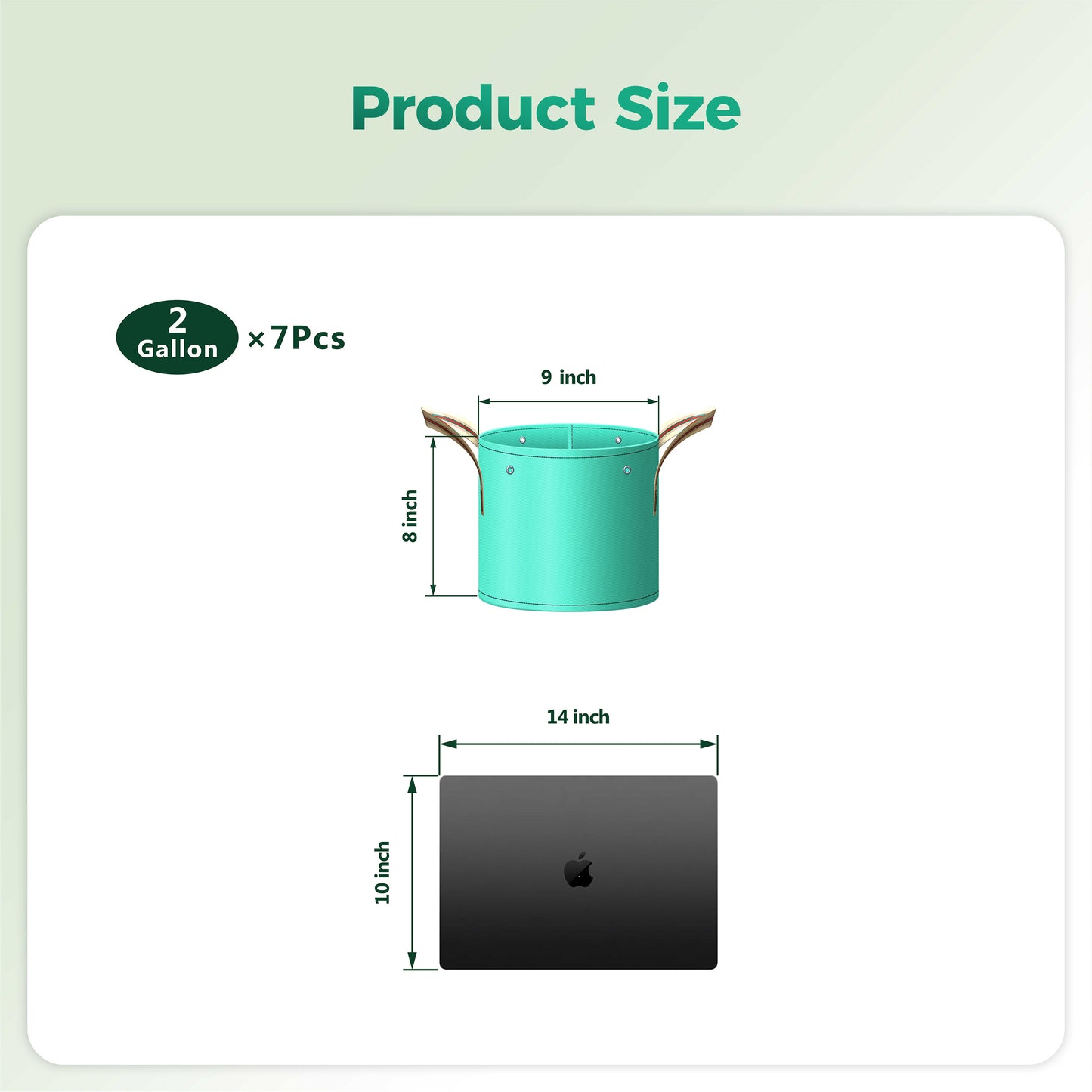 SPONDWILD 7 Pcs Potato Grow Bag, PE Garden pots Plant Grow Bag with Branch-Binding Holes and Drain holefor for Vegetables, Strawberries, Flowers