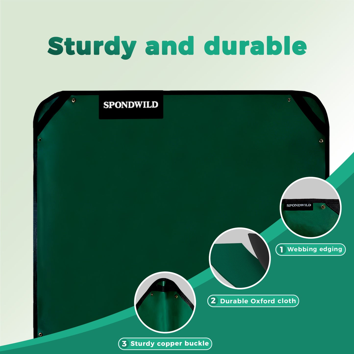 SPONDWILD Large Plant Transplanting Mat - PVC-Green Thickened Waterproof Potting Mat, Succulent Gardening Mat, Portable Repotting Mat for Mess Control