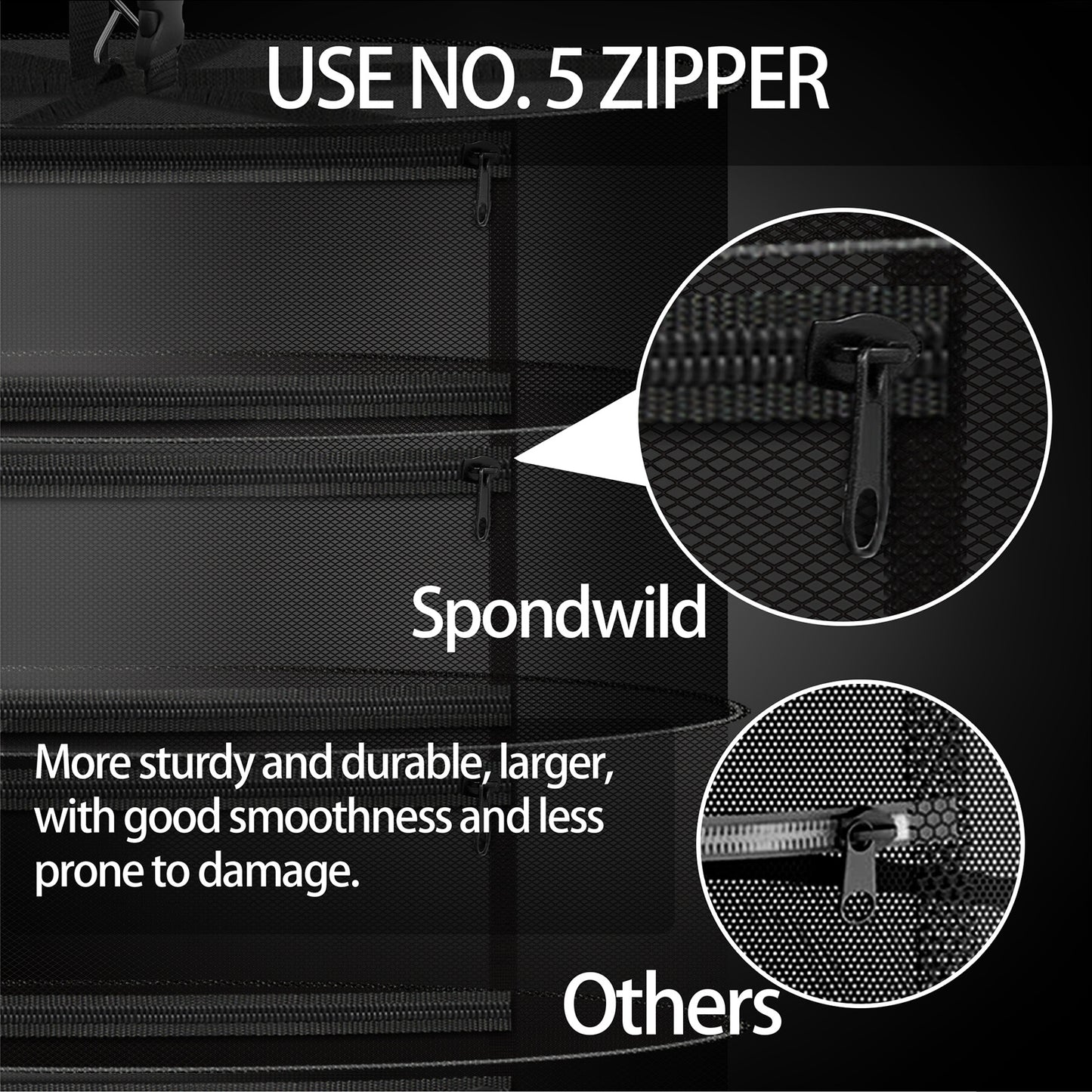 Herb Drying Hanging Mesh Rack - 1ft Diameter (D12xH21 inch) 3 Layer, Foldable Plant Drying Net with U-Shaped Zipper & Storage Pouch for Herbs, Plants, Flowers, Fruits, Food