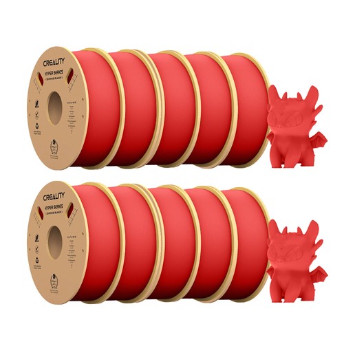 10kg Creality Hyper-PLA Filament - Red