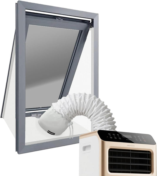 SPONDWILD Window Seal Kit - Air Conditioner Window Seal & AC Vent Kit, Fits Window Air Conditioner/Dryer, Waterproof, Easy to Install for Push Out/Sliding Windows