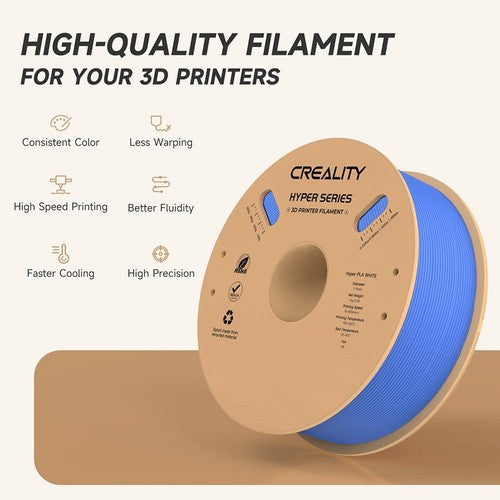 3kg Creality Hyper-PLA Filament - (1kg Red+1kg Blue+1kg Orange)