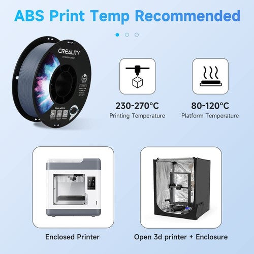 4kg Creality CR-ABS Filament - (2kg Blue + 2kg Yellow)