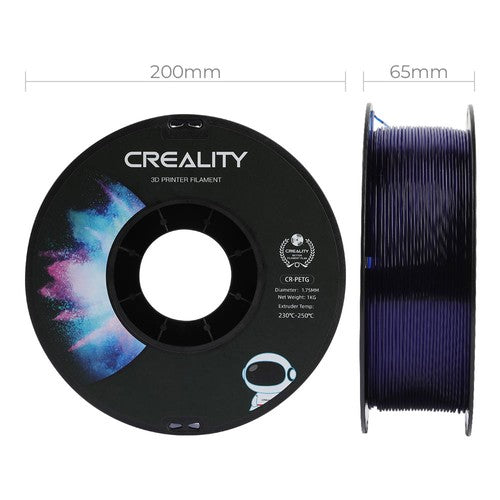 5kg Creality CR-PETG Filament - (1kg Transparent Color + 1kg Yellow + 1kg Transparent Blue + 1kg Red + 1kg White)