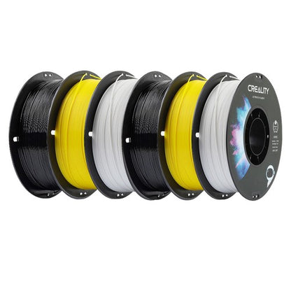 6kg Creality CR-PETG Filament - (2kg Black + 2kg Yellow + 2kg White)