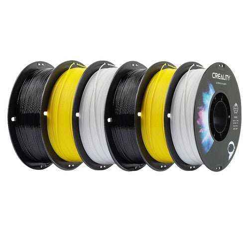 6kg Creality CR-PETG Filament - (2kg Black + 2kg Yellow + 2kg White)