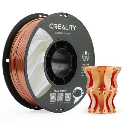 6kg Creality CR-Silk PLA Filament - 1kg Golden + 1kg Red Copper + 1kg Blue + 1kg Silver Color + 1kg Rainbow + 1kg Purple