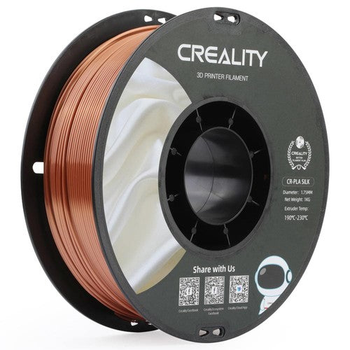 6kg Creality CR-Silk PLA Filament - 1kg Golden + 1kg Red Copper + 1kg Blue + 1kg Silver Color + 1kg Rainbow + 1kg Purple