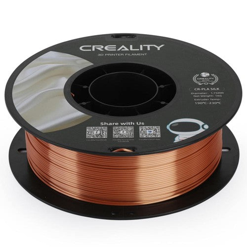 6kg Creality CR-Silk PLA Filament - 1kg Golden + 1kg Red Copper + 1kg Blue + 1kg Silver Color + 1kg Rainbow + 1kg Purple