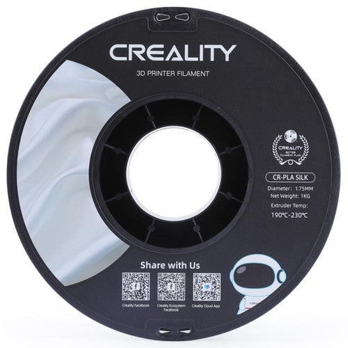 6kg Creality CR-Silk PLA Filament - 1kg Golden + 1kg Red Copper + 1kg Blue + 1kg Silver Color + 1kg Rainbow + 1kg Purple