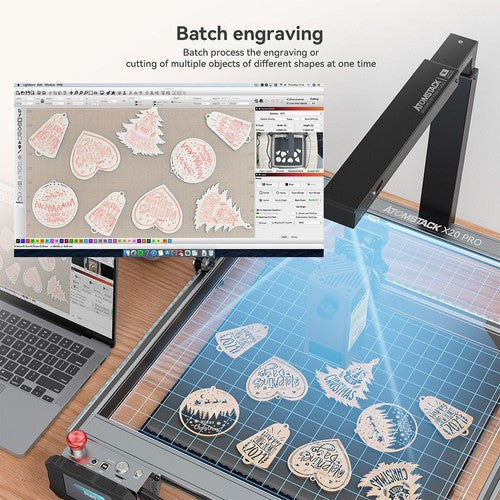 ATOMSTACK AC2 Wireless Lightburn Camera for ATOMSTACK A6/A12/A24/A48 Pro & A6/A12/A24/A48 Ultra, IKier, xTool D1 Pro, Creality Laser Engraver