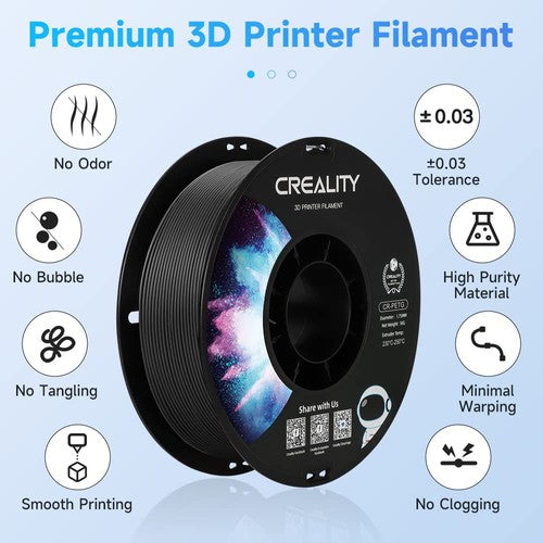 Creality CR-PETG Filament 1kg - Black
