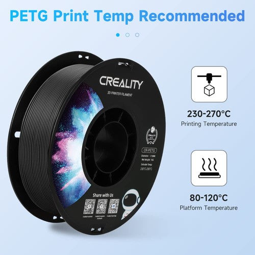 Creality CR-PETG Filament 1kg - Black