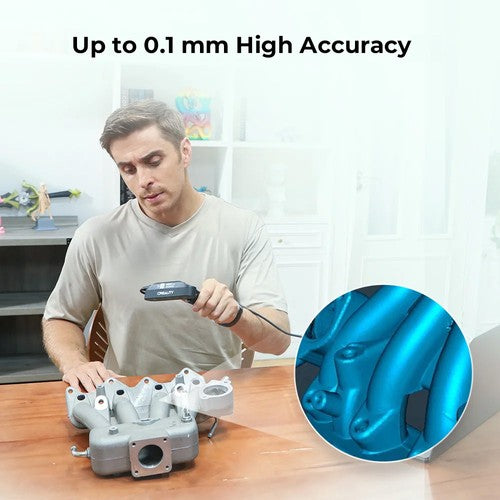 Creality CR-Scan Ferret SE 3D Scanner, Infrared Light Source, Up to 30 fps Scan Speed, 0.1mm Accuracy, 24-bit Full-Color Scanning, Anti-Shake Tracking, 560x820mm Single Capture Range, 150x150mm Minimum Scanning