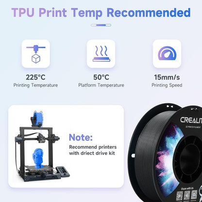 Creality CR-TPU Filament 1kg - Black