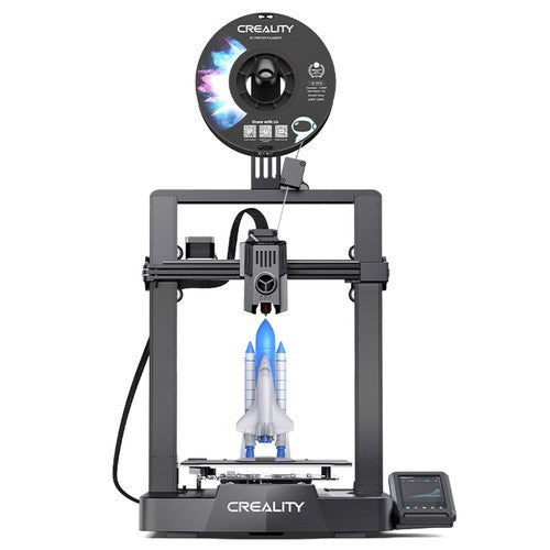 Creality Ender-3 V3 KE 3D Printer, 500mm/s Max, 300 Celsius Degrees Printing, Sprite Extruder, PEI Flexible Build Plate, Auto Leveling, 0. 1mm Printing Accuracy, 220*220*240mm