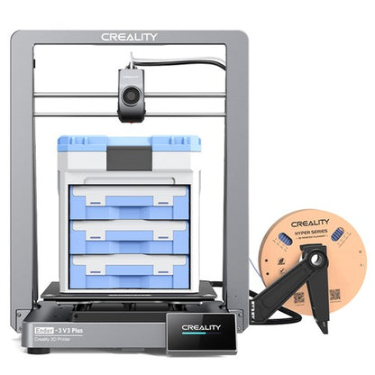 Creality Ender-3 V3 Plus 3D Printer + 6kg Creality Hyper PLA Filament - Black+Red+Blue+Grey+White+Orange
