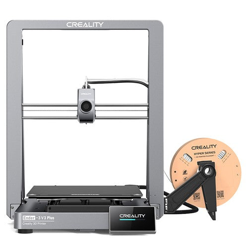 Creality Ender-3 V3 Plus 3D Printer + 6kg Creality Hyper PLA Filament - Black+Red+Blue+Grey+White+Orange