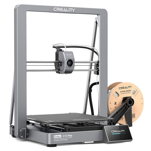 Creality Ender-3 V3 Plus 3D Printer + 6kg Creality Hyper PLA Filament - Black+Red+Blue+Grey+White+Orange