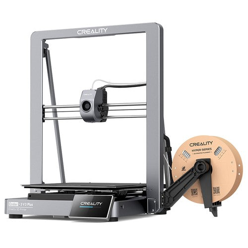 Creality Ender-3 V3 Plus 3D Printer + 6kg Creality Hyper PLA Filament - Black+Red+Blue+Grey+White+Orange