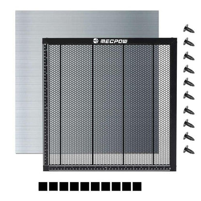 Creality Falcon2 22W Laser Engraver Cutter + Mecpow H44 Laser Bed + Mecpow FC1 Enclosure