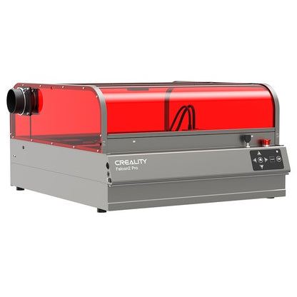Creality Falcon2 Pro 40W Laser Engraver Cutter,  FDA Class1 Safety Certification, Smoke Exhaust, Integrated Air Assist, Built-in Camera, Fence Type Protection Strip, Fire / Airflow / Lens Monitoring, 400*415mm
