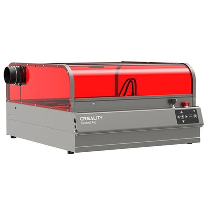 Creality Falcon2 Pro Laser Engraver 60W with 1.6W Laser Module, FDA Class1, Fully Enclosed & Drawer Design, Lid-open Safety Stop, Air Assist, Built-in Camera, 700mm/min Max Speed, 400*400mm