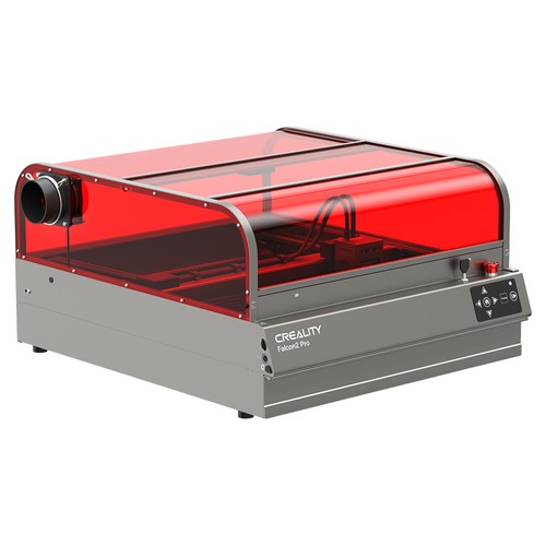 Creality Falcon2 Pro Laser Engraver 60W with 1.6W Laser Module, FDA Class1, Fully Enclosed & Drawer Design, Lid-open Safety Stop, Air Assist, Built-in Camera, 700mm/min Max Speed, 400*400mm