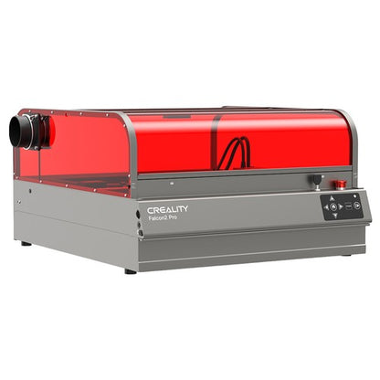 Creality Falcon2 Pro Laser Engraver 60W with 1.6W Laser Module, FDA Class1, Fully Enclosed & Drawer Design, Lid-open Safety Stop, Air Assist, Built-in Camera, 700mm/min Max Speed, 400*400mm