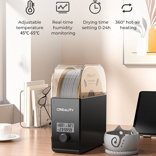 Creality Filament Dryer Box 2.0, Adjustable Temperature, 24h Timer, Humidity Monitoring