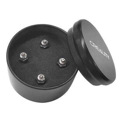 Creality High Flow Nozzle Kit 4pcs for K1 / K1 Max, Hardened Steel（2*0.4mm, 1*0.6mm, 1*0.8mm）