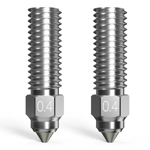 Creality High Flow Nozzle Kit 4pcs for K1 / K1 Max, Hardened Steel（2*0.4mm, 1*0.6mm, 1*0.8mm）