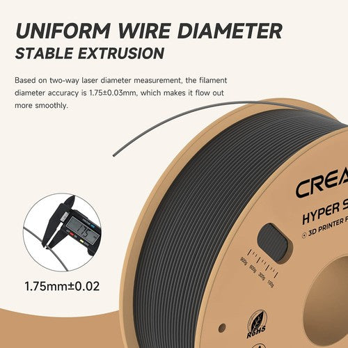 Creality Hyper-PLA Filament 1kg - Black