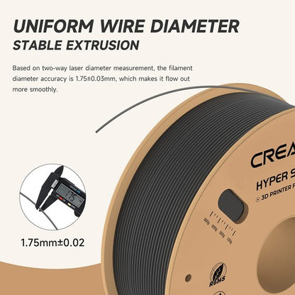 Creality Hyper-PLA Filament 1kg - Black