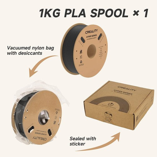 Creality Hyper-PLA Filament 1kg - Black