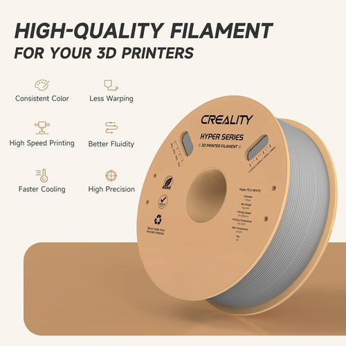 Creality Hyper-PLA Filament 1kg - Gray