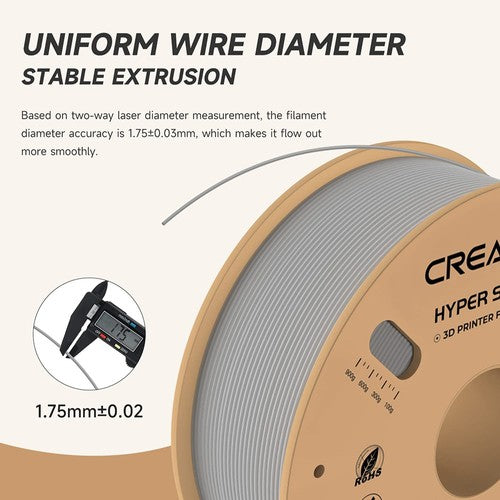 Creality Hyper-PLA Filament 1kg - Gray
