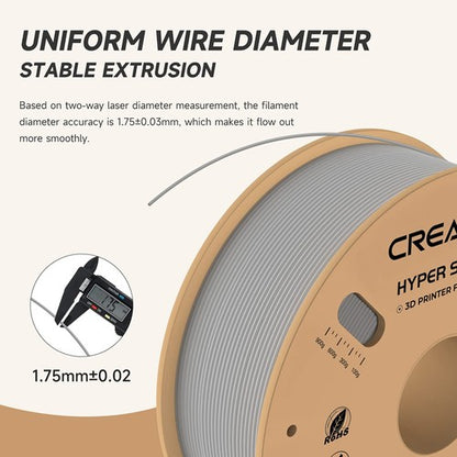 Creality Hyper-PLA Filament 1kg - Gray