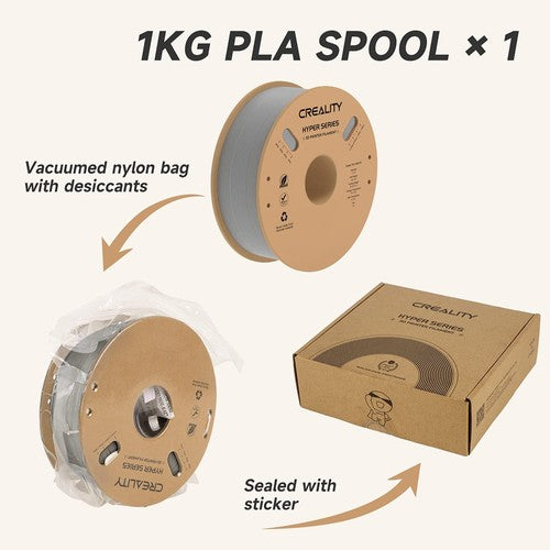 Creality Hyper-PLA Filament 1kg - Gray