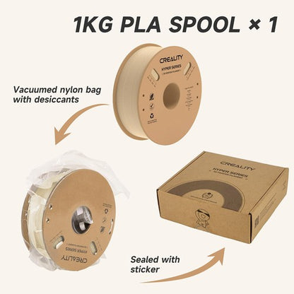 Creality Hyper-PLA Filament 1kg - Skin Color