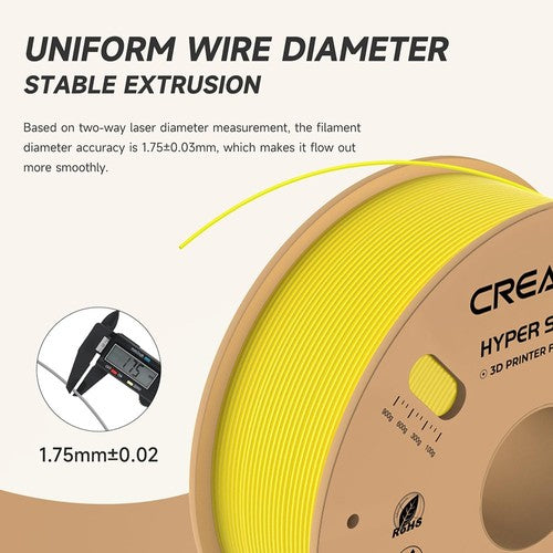 Creality Hyper-PLA Filament 1kg - Yellow